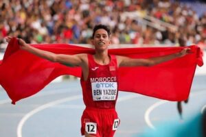 صلاح الدين بنيزيد يتوج بذهبية 3000 متر موانع وتيندوفت يحرز الفضية في تارانتو 2026