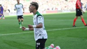 هدف ياسر زابيري لاعب راسينغ سانتاندير الاسباني  في مرمى فالنسيا