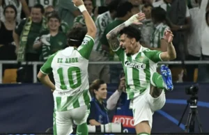 هدف عبدالصمد الزلزولي العالمي لاعب بيتيس اشبيلة الاسباني في مرمى بورتو البرتغالي